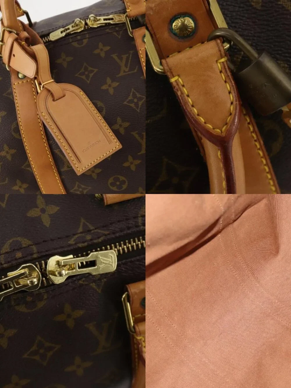 LOUIS VUITTON Monogram Keepall 50 Boston Bag M41426 LV Auth 179410A